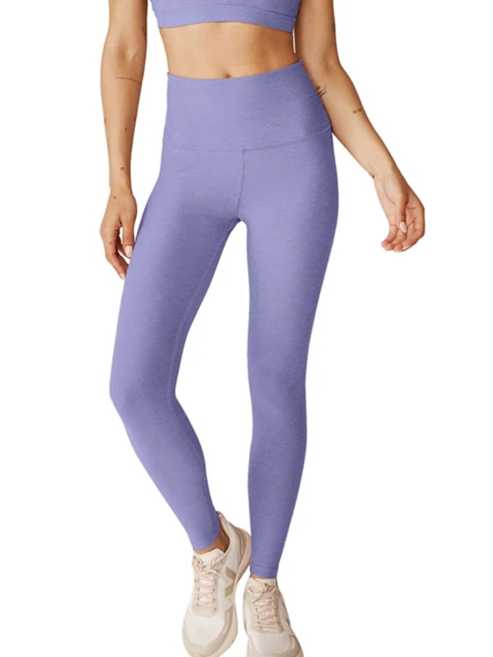 Beyond Yoga Spacedye Leggings - Periwinkle Cloud Heather